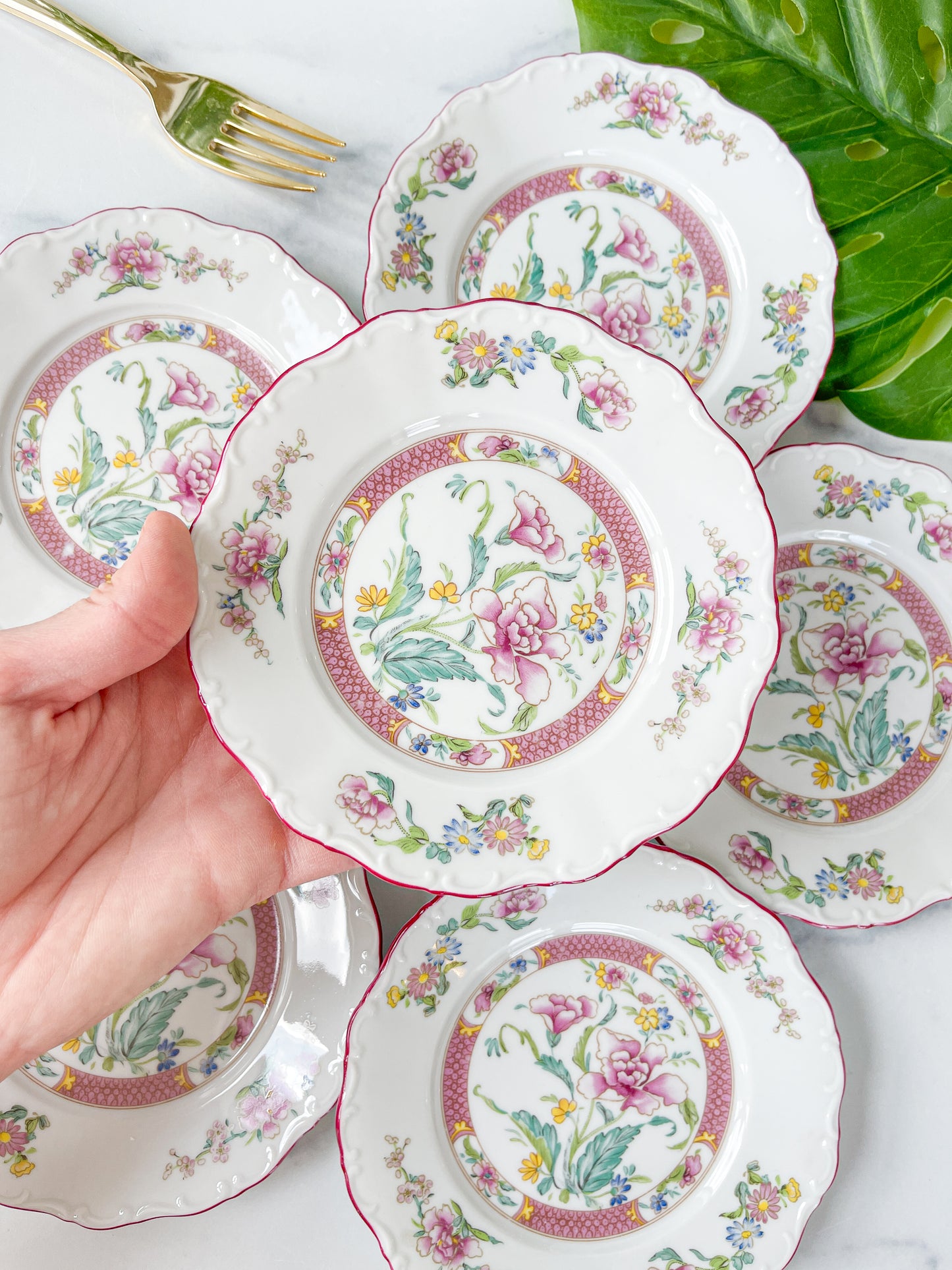 Set of 6 Seltmann Weiden Bavaria Dessert Plates