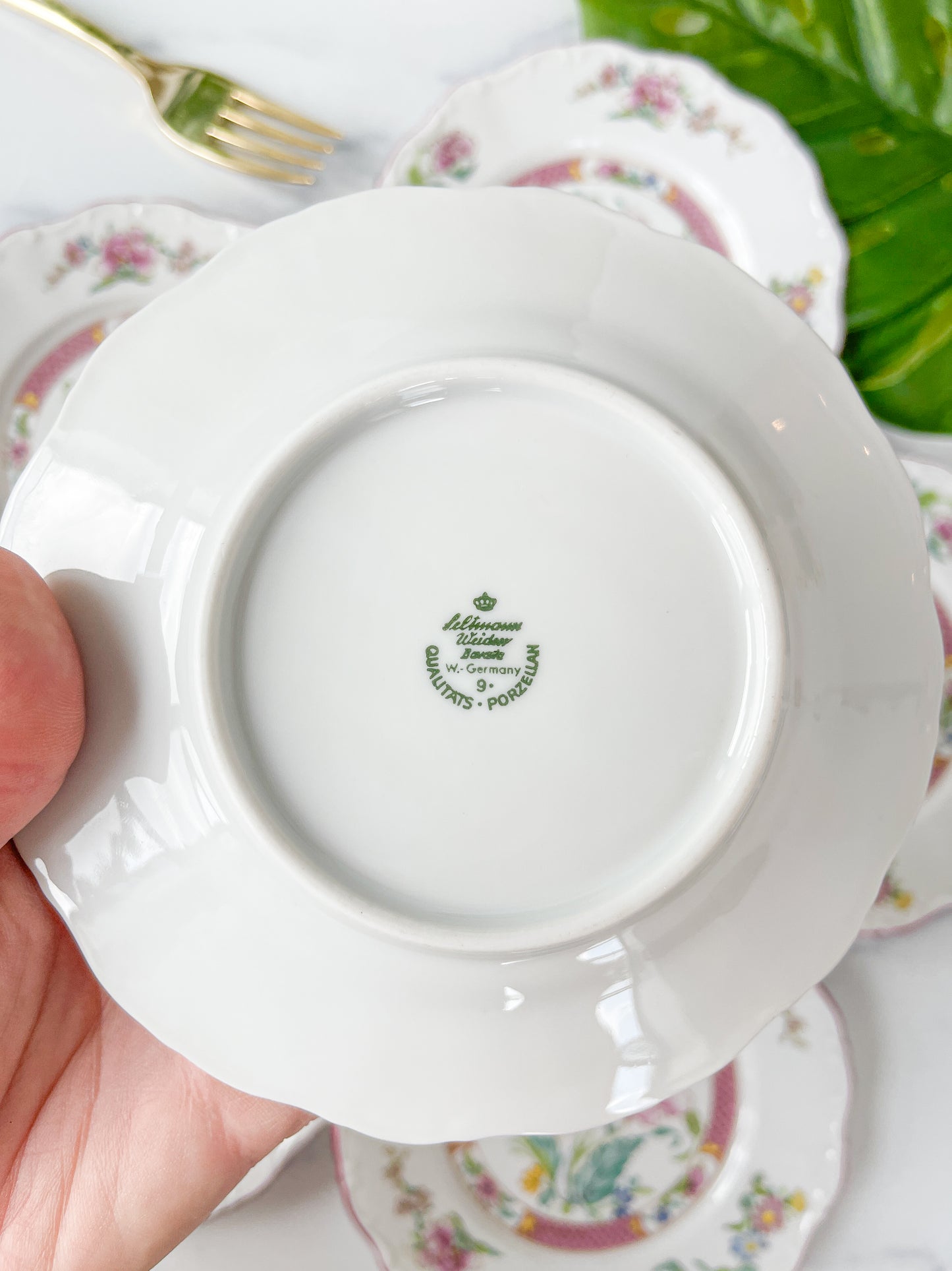 Set of 6 Seltmann Weiden Bavaria Dessert Plates