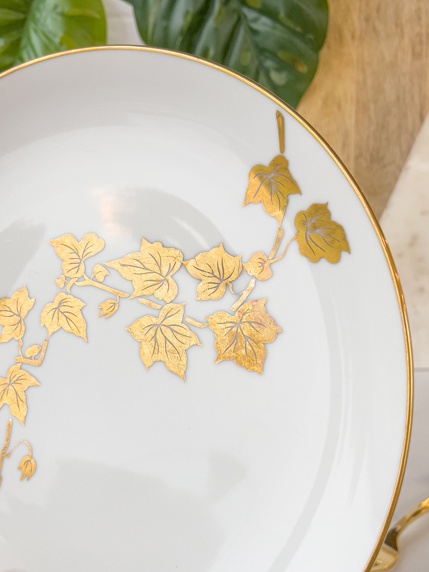 wentworth "gold ivy" china