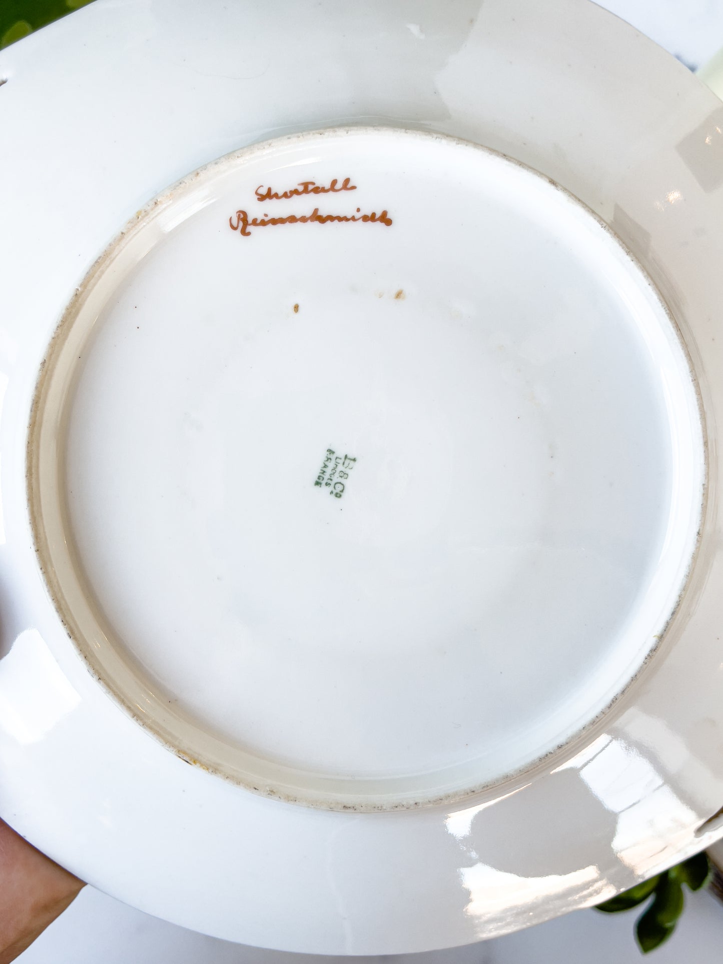 limoges floral tray