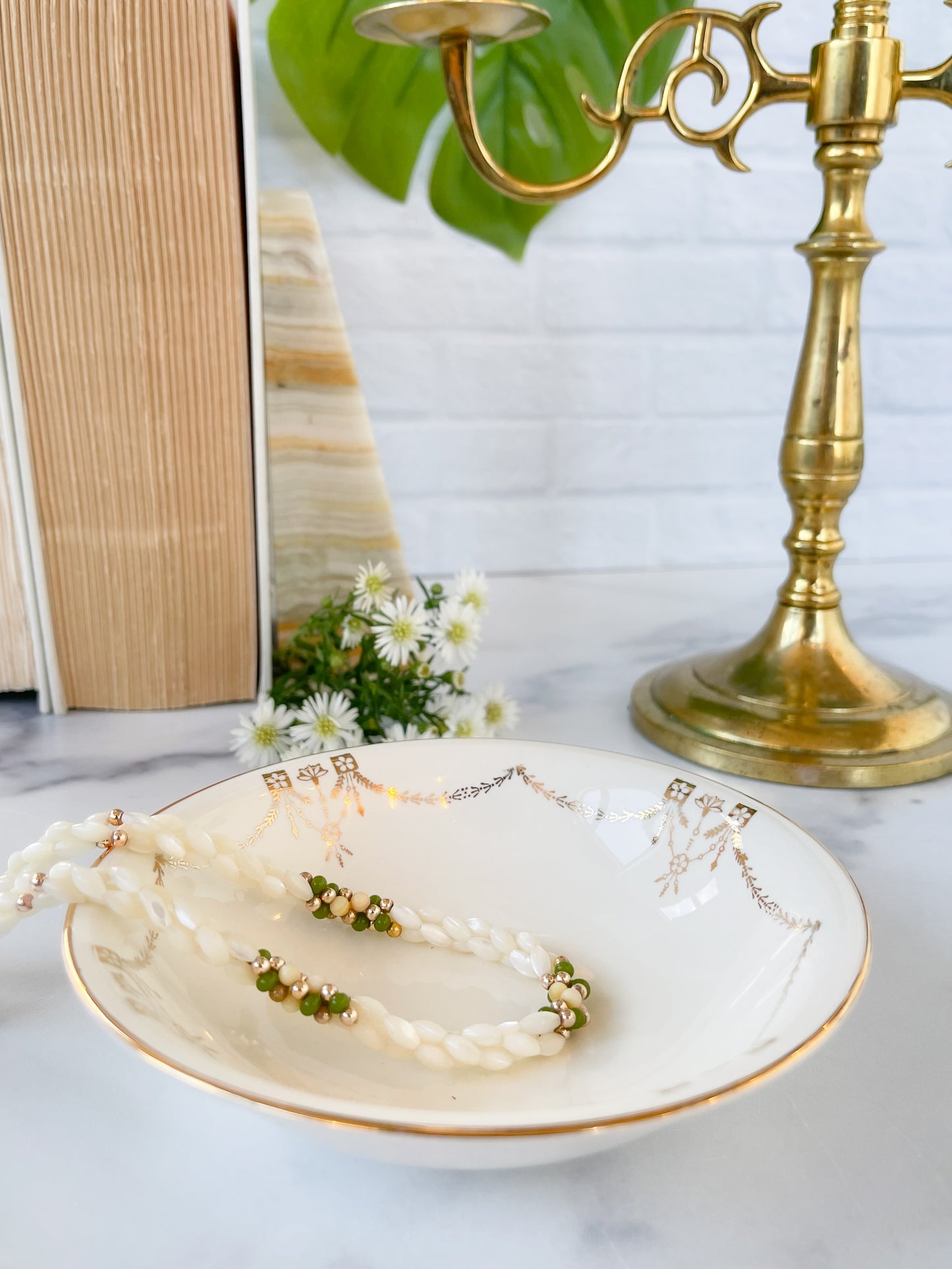 ivory & gold berry/side bowls