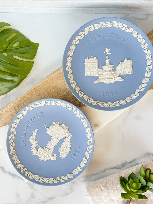 jasperware christmas collector plates